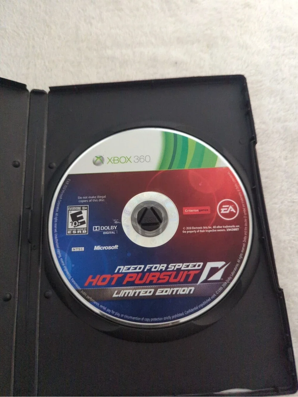 Need for Speed Hot Pursuit Limited Edition Xbox 360 - Tested and Working